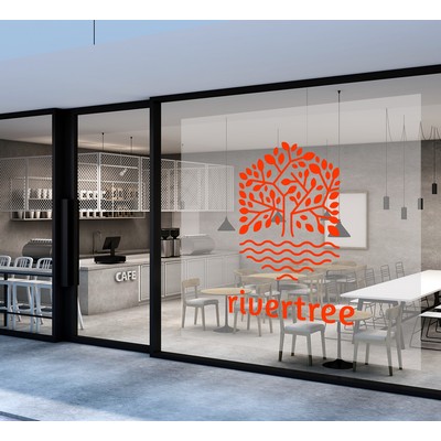 Clear Window Static Clings (1' x 1ft) SQFT