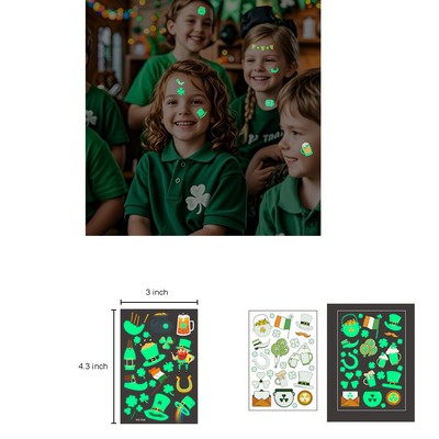 Night Light Tattoos Sticker Sheet