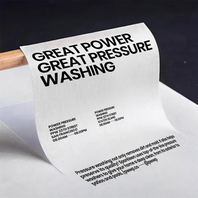 5" Textured Paper Stickers