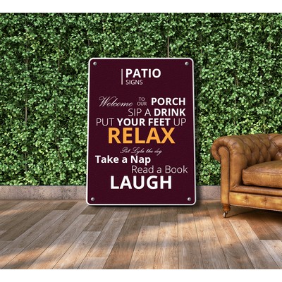Patio Signs (1' x 1ft/Sqft)