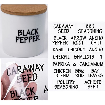 Transparent PVC Label Sticker