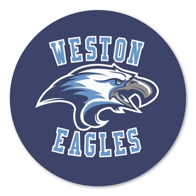 4.5" Circle Perm Bumper Sticker