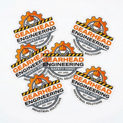 76 to 100 Sq. Inch Out/ Indoor Clear Cling Vinyl Static Back Decal