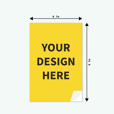 6" x 9" UV Vinyl Sticker