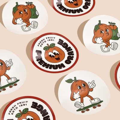 4"x4" Custom Circle Sticker (High Quantity)