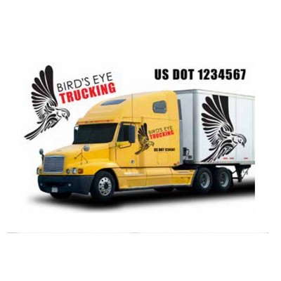 12" x 18" Cast Vinyl Decals with Lamination - Full Color UV Print