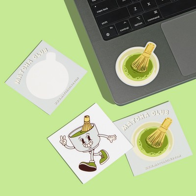 4"x4" Kiss Cut Custom Sticker (High Quantity)