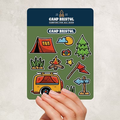Custom Sticker Sheets - 8.5"x11"