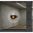 Die-Cut Clear Window Decals (1' x 1ft) SQFT