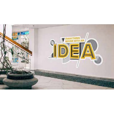 24" x 24" Vinyl Wall Decals - Full Color UV Print