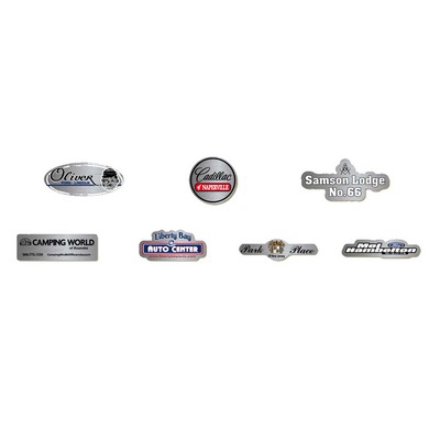 Custom Brushed Chrome Decals