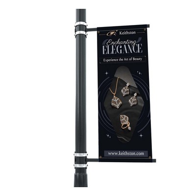 Pole Banners with Left and Right Pole Pocket (1' x 1ft/SQFT)