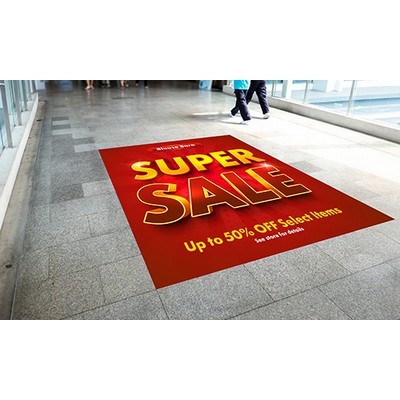 24" x 24" Floor Graphic Decals - Full Color UV Print
