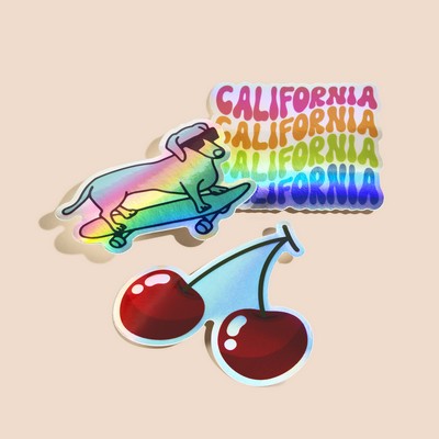 4"x4" Custom Holographic Stickers