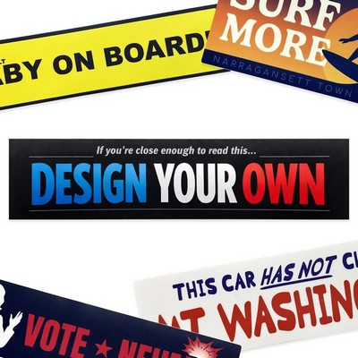 BUMPER Sticker (7.5" x 3.75")