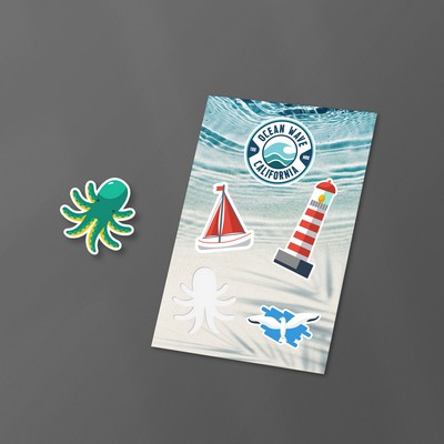 3" x 5" Vinyl Sticker Sheet