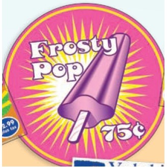 Custom Static Stick Decal w/Clear Back Static (94-116 Square Inch)